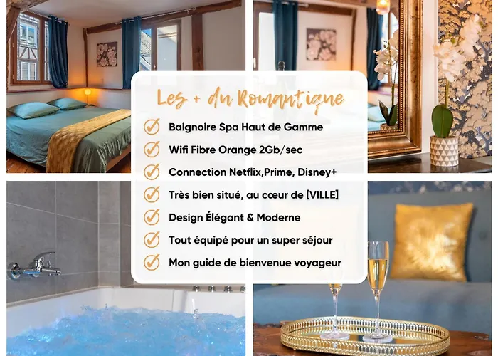 Apartamento Le Romantique Jacuzzi Centre Ruan